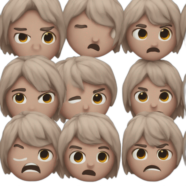 angry and tired and helpless's  Taro emoji