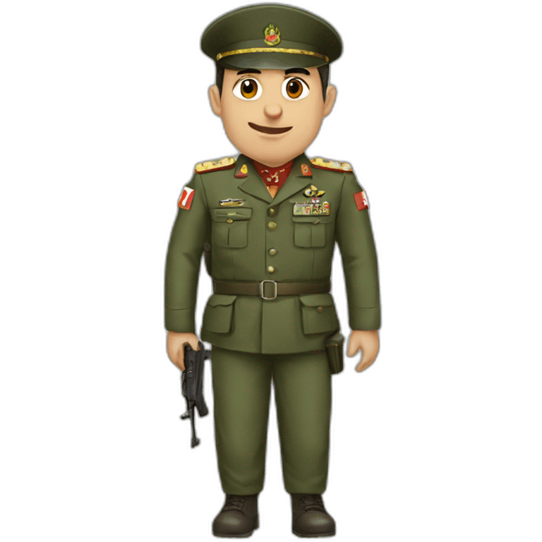 Azerbaijan military  emoji