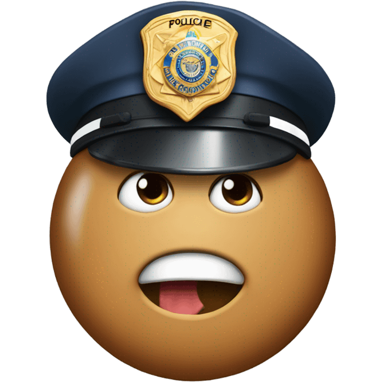 Police chief donut emoji