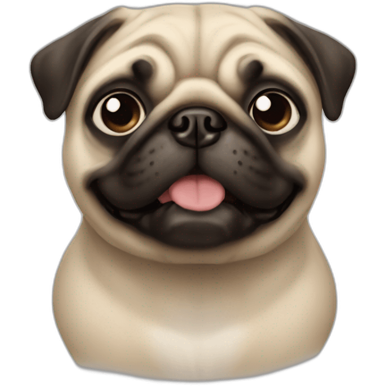 Dog pug emoji