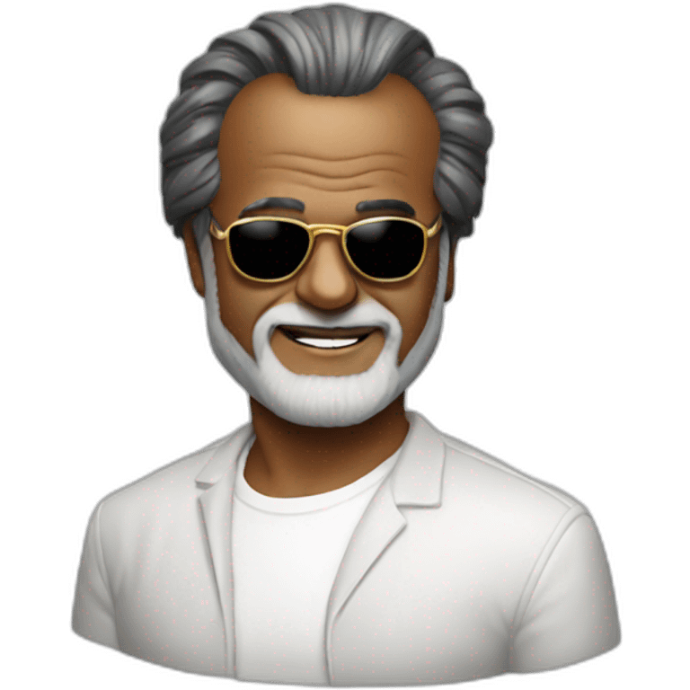 rajini with sunglasses emoji