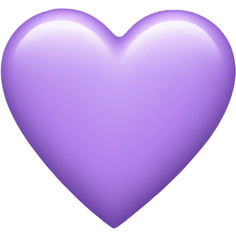 A light purple heart emoji