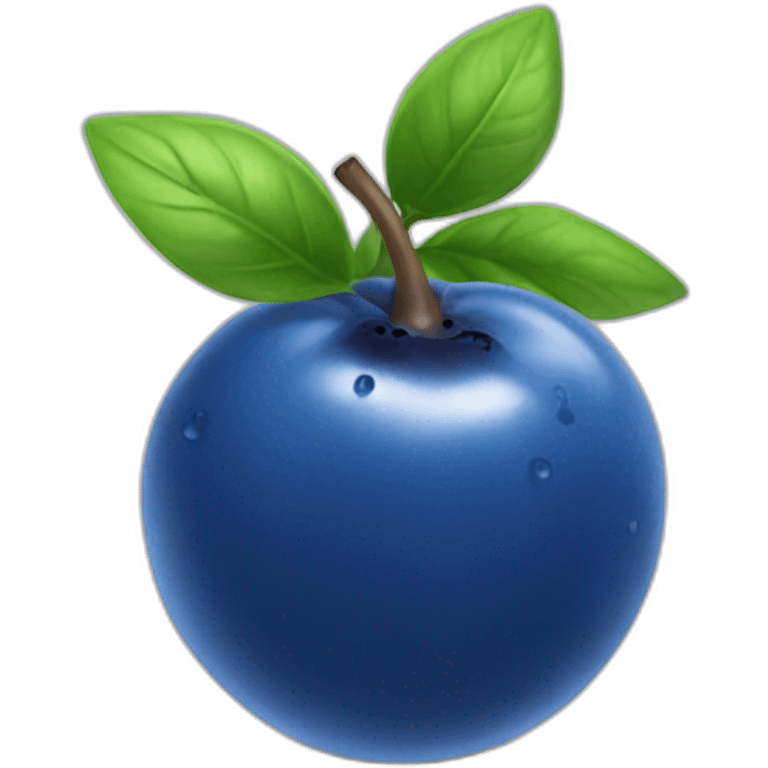 Blue berry inflation emoji