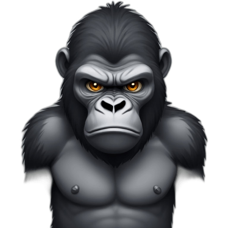 Angry gorilla  emoji