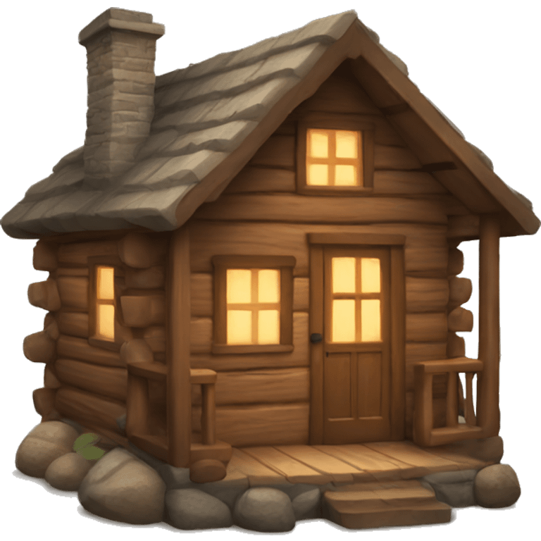 Cozy cabin  emoji