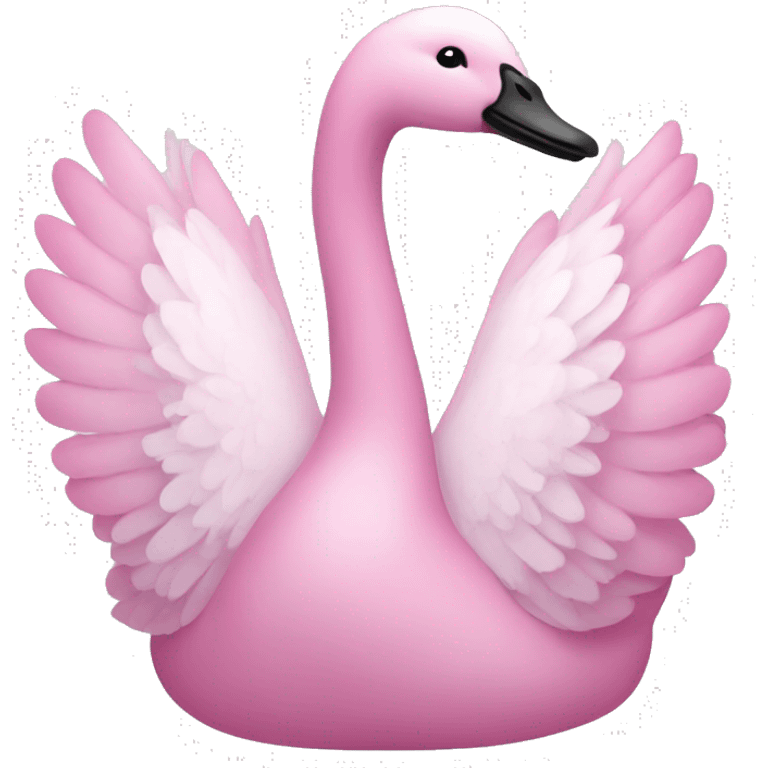 pink swan emoji