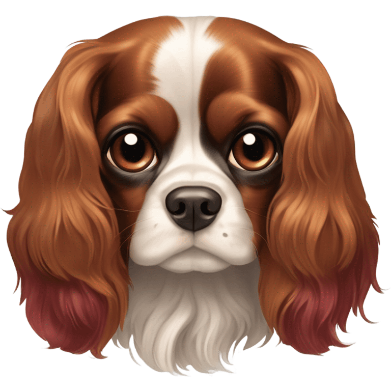 Cavalier dog emoji