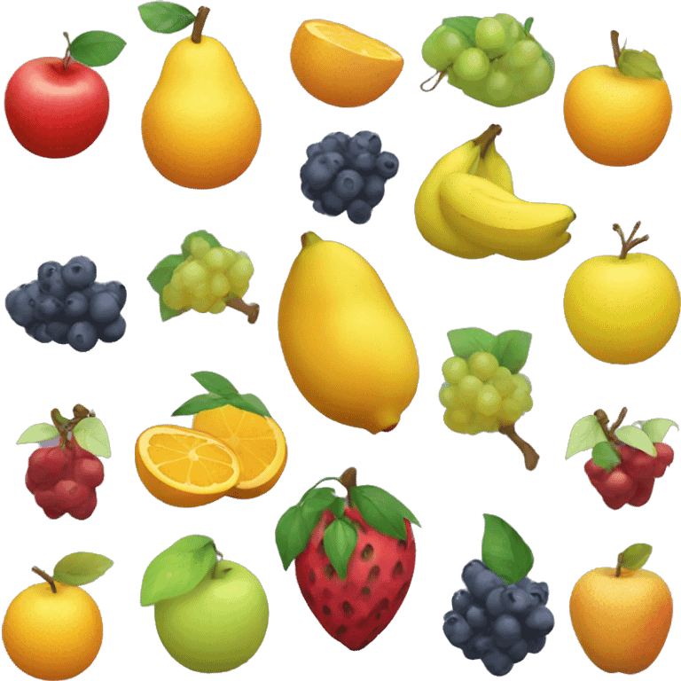 Fruits in basket  emoji