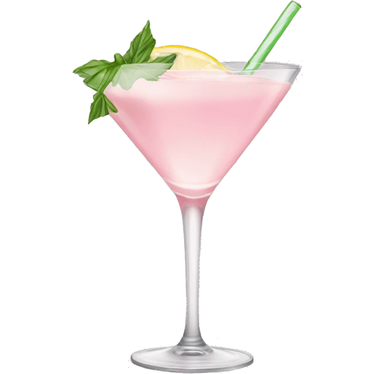 Light pink cocktail  emoji