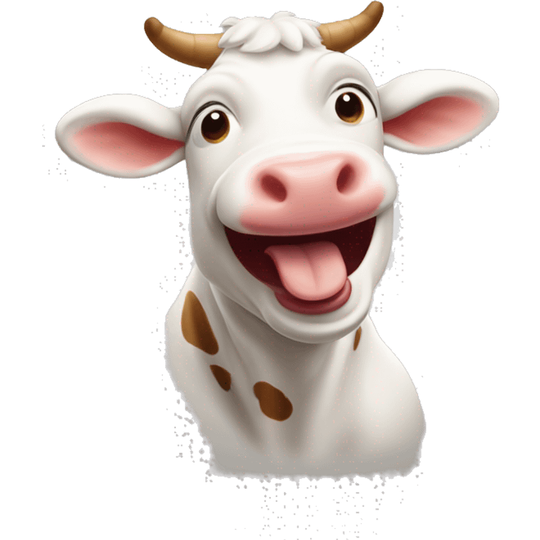 Laughing cow emoji