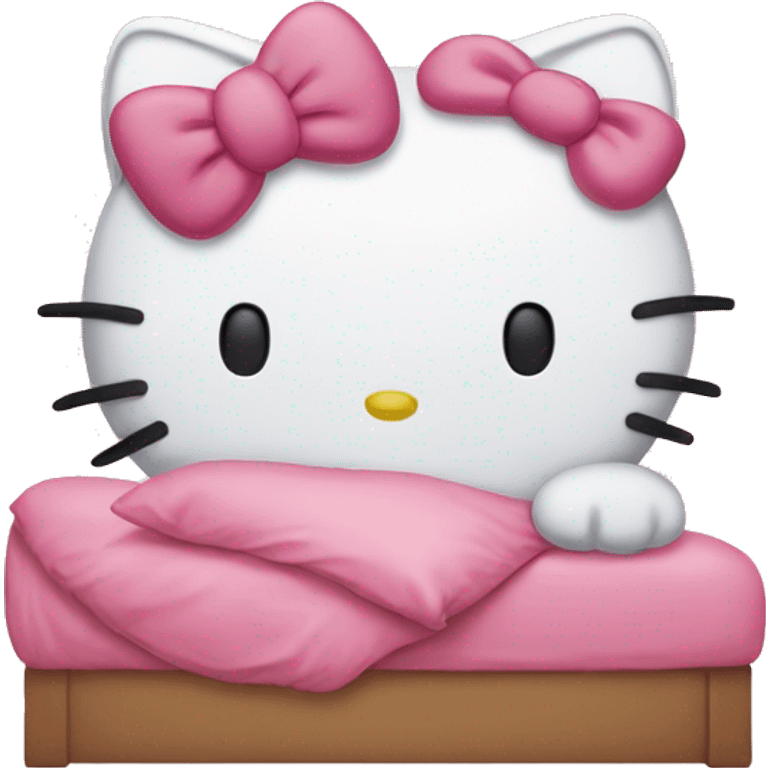 a tired hello kitty  emoji