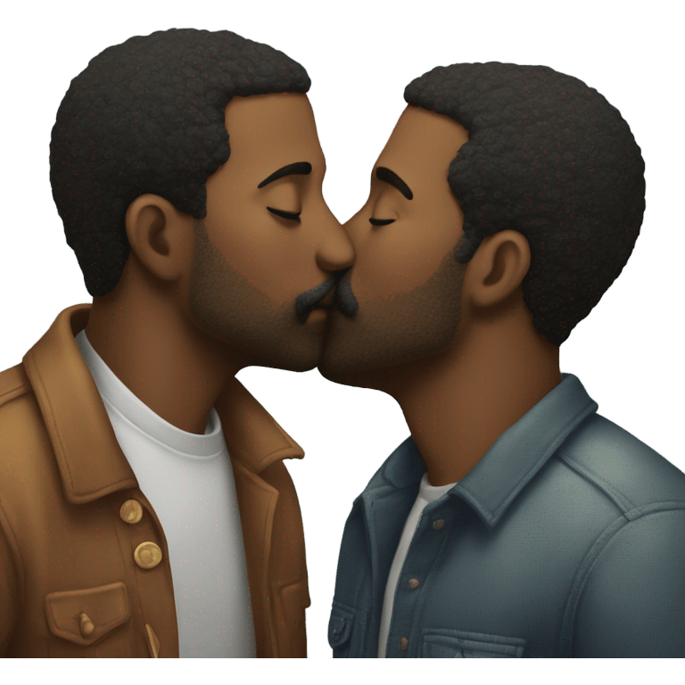 two  men kissing  emoji