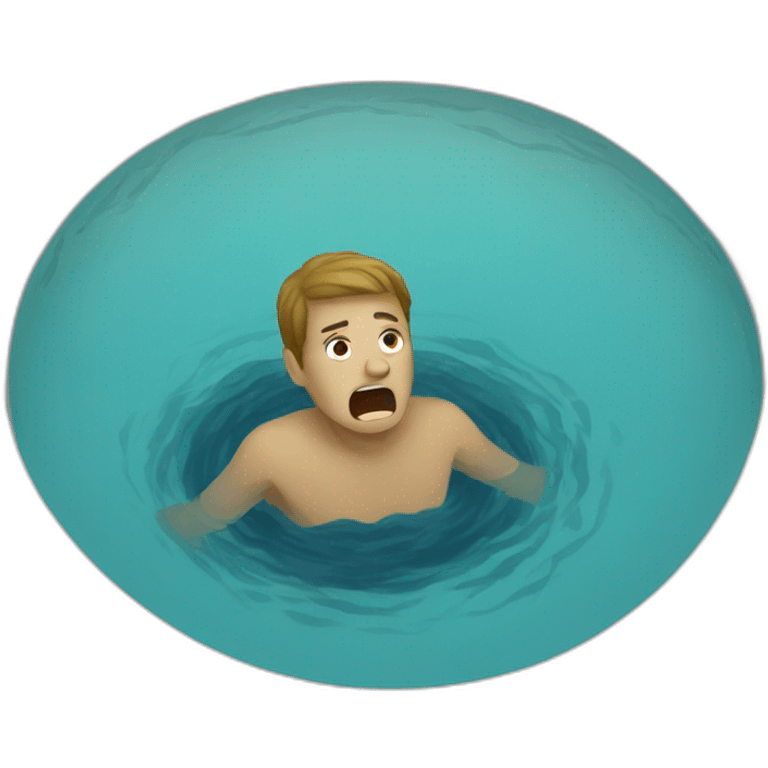 drowning emoji