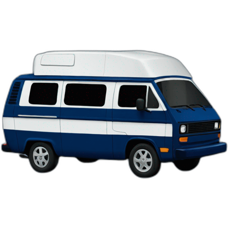 navy westfalia campervan emoji