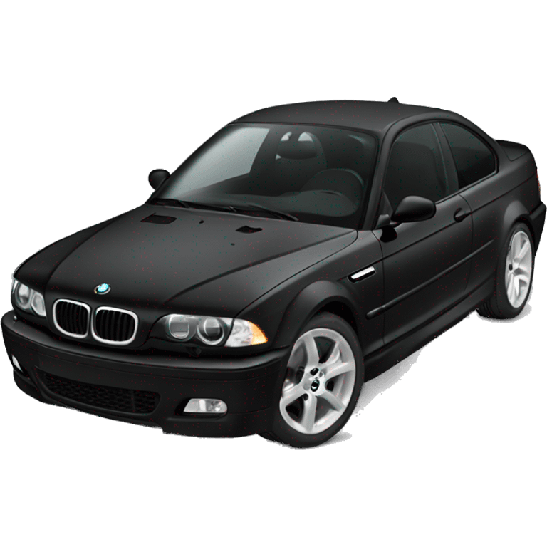 black bmw e46 emoji