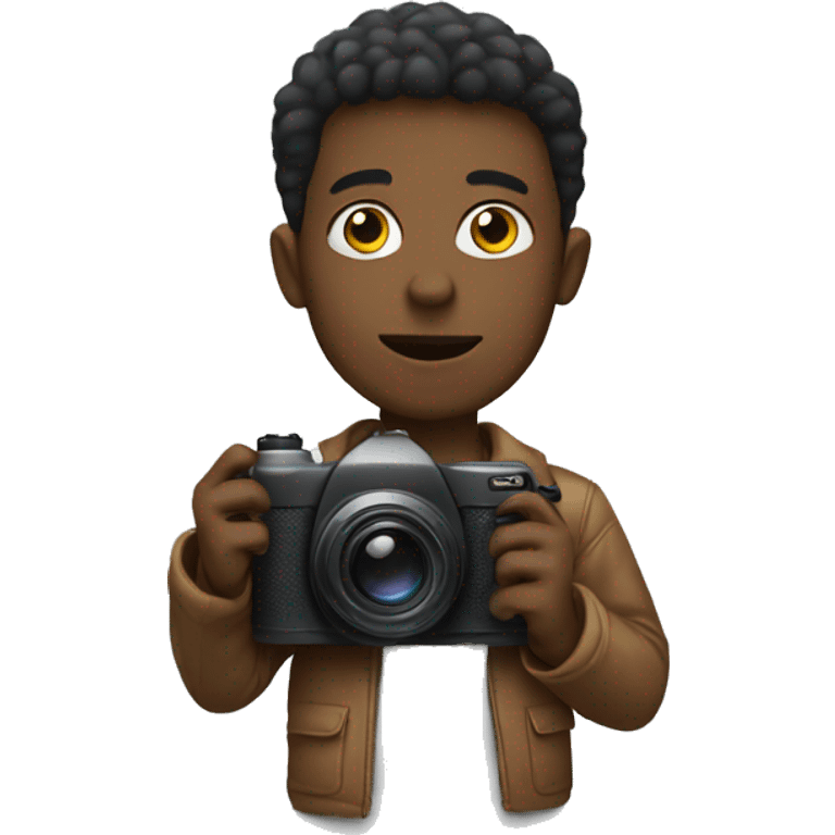 Boy with a camera emoji