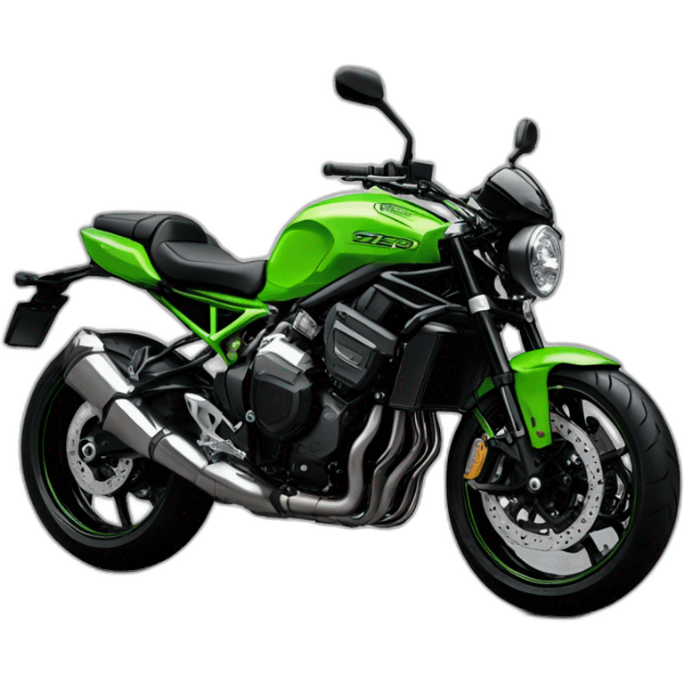 Z900-rs café vert emoji