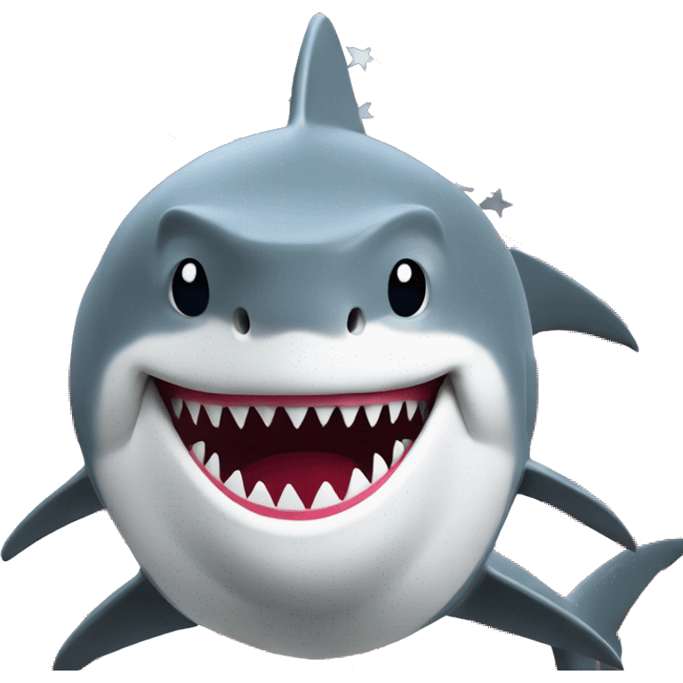 s shark wearing a made America great again hat emoji