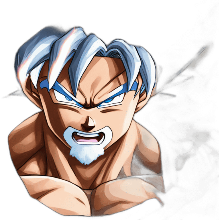 Goku ultra instinct kamehameha emoji