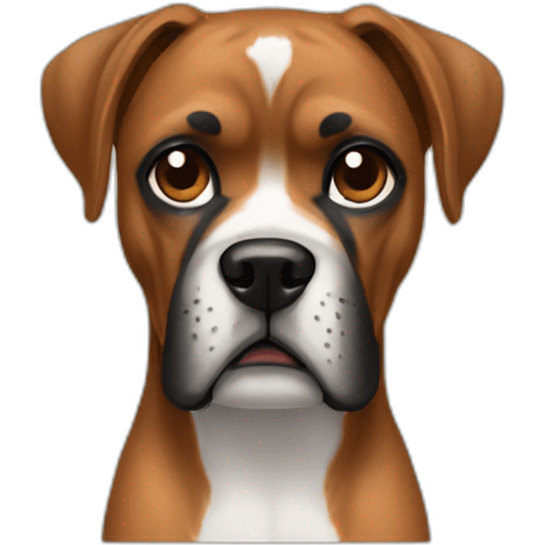 Chien boxer emoji