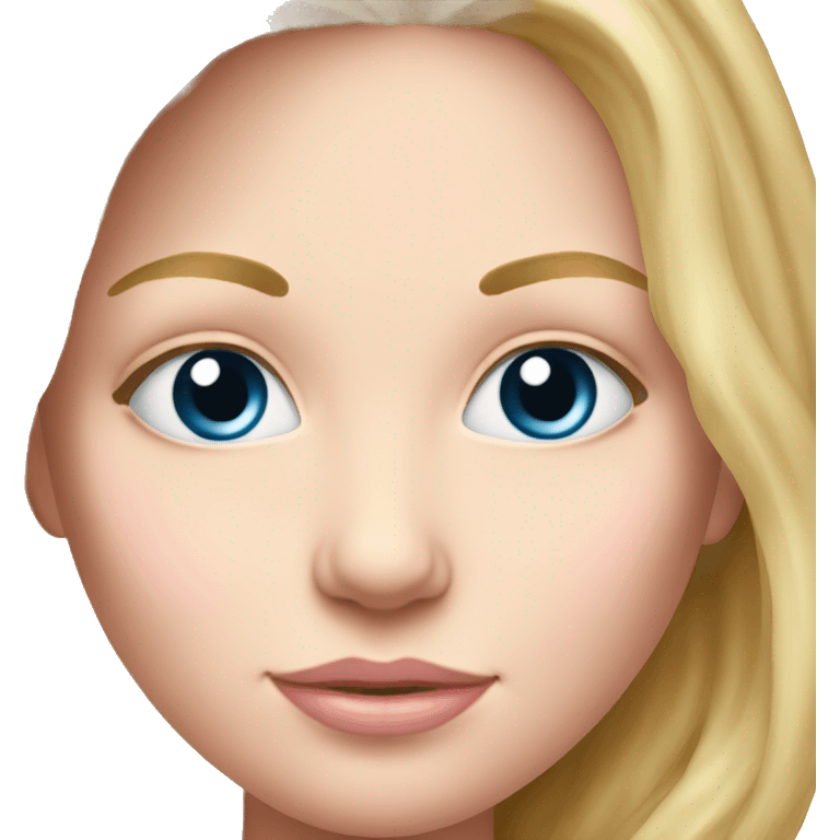 blue eyed blonde mom and newborn girl realistic pink emoji