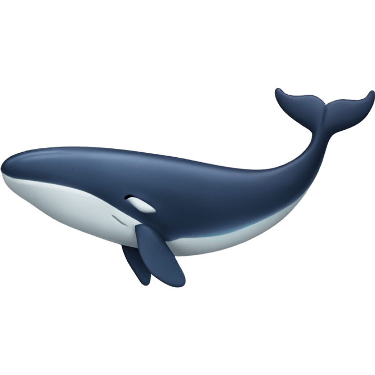 Whale with sonar emoji