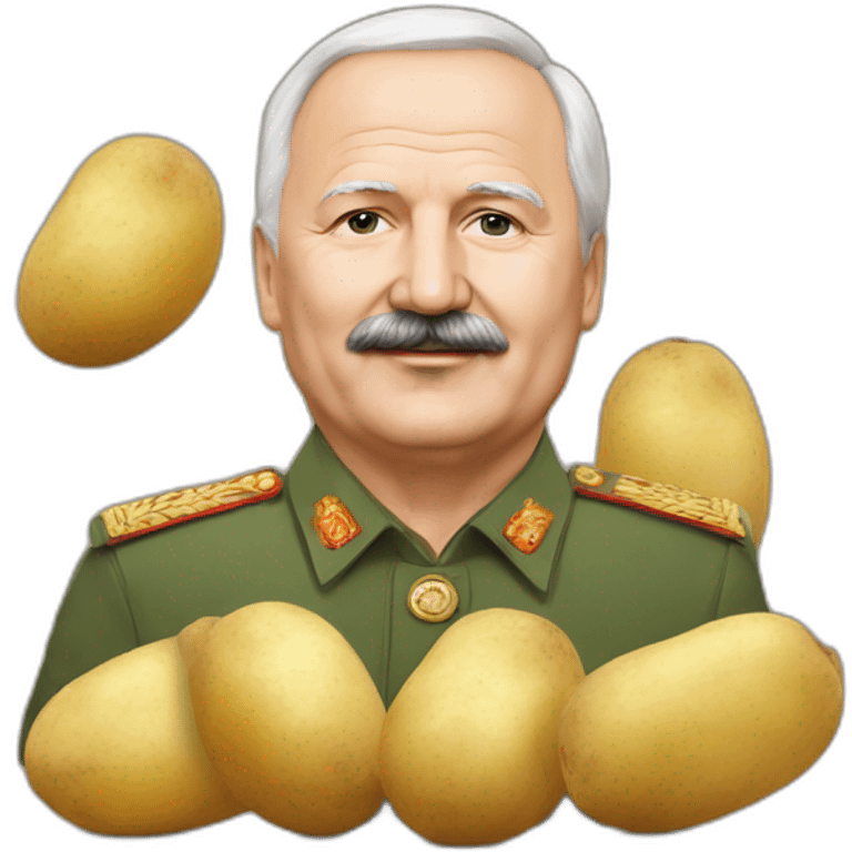 Lukashenko with potatoes  emoji