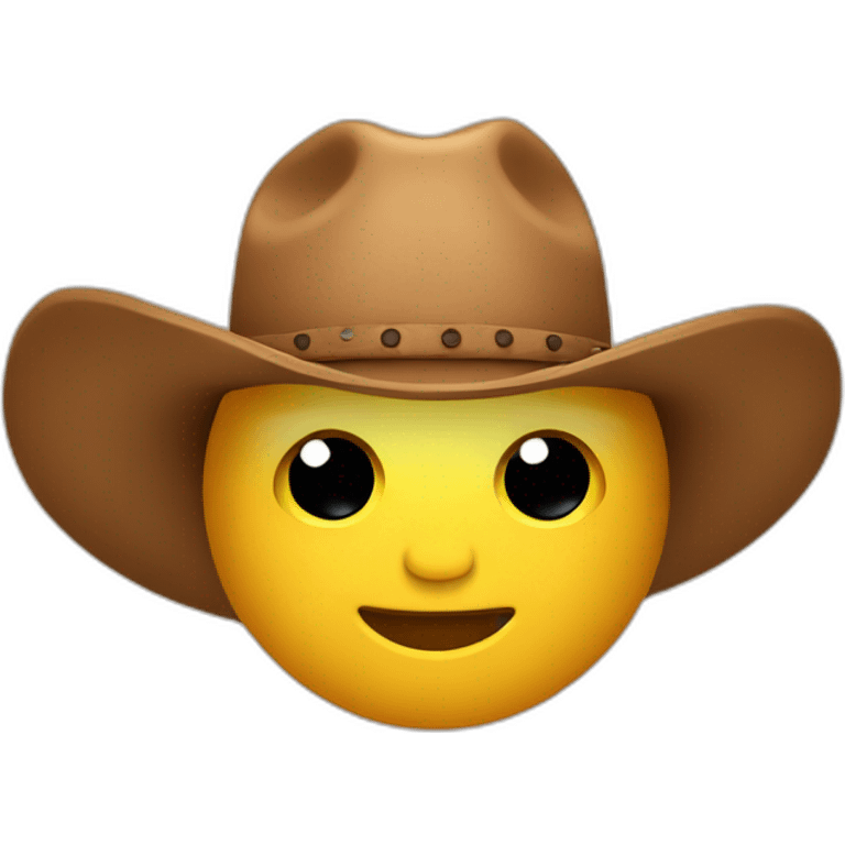 cowboy emoji with two hats emoji