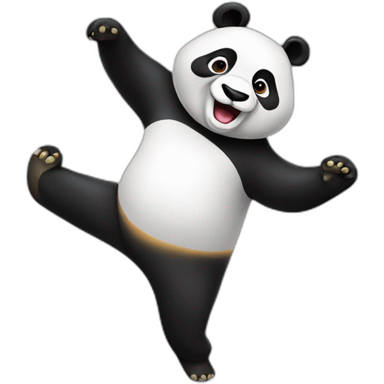 Panda qui danse emoji