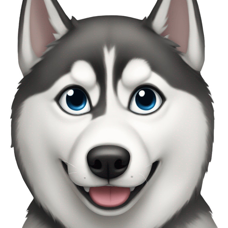 syberian husky emoji