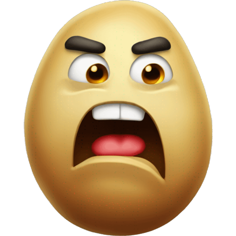 angry potato emoji