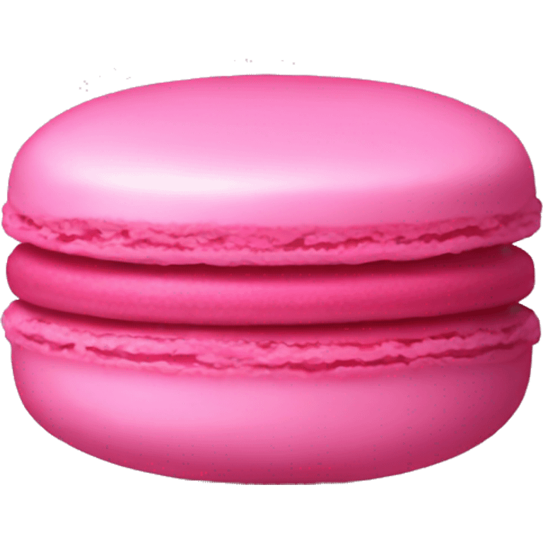 Pink macaroon emoji