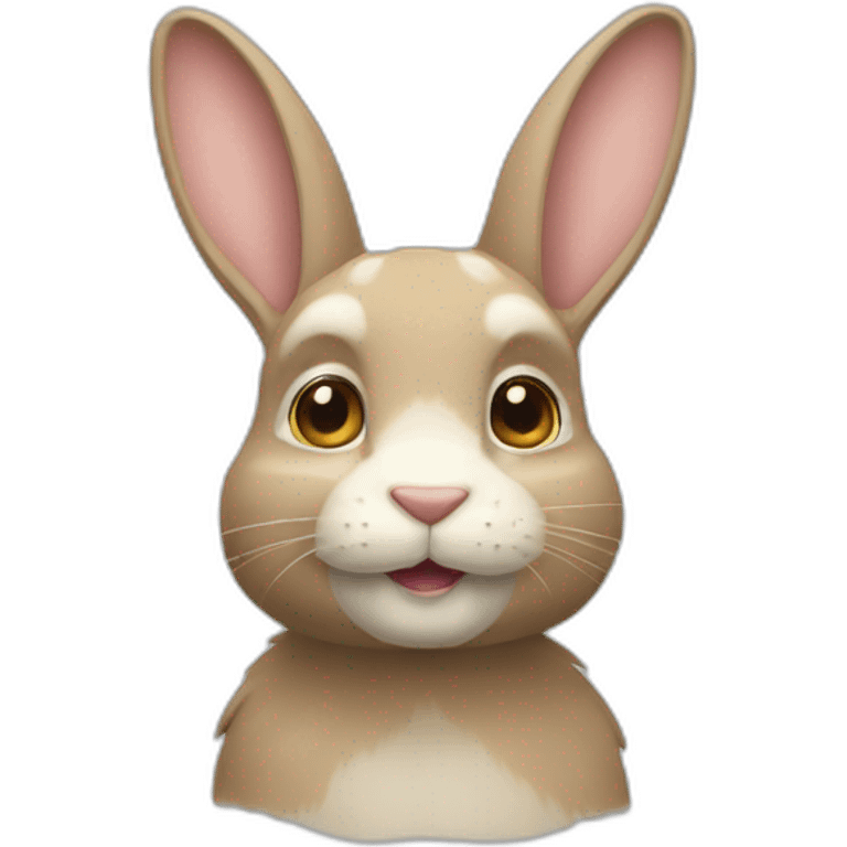 Tête de lapin emoji