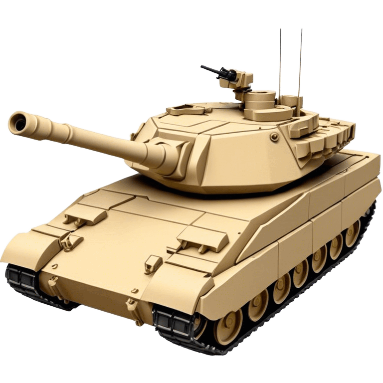 M1 Abrams Tank (sand colour) emoji