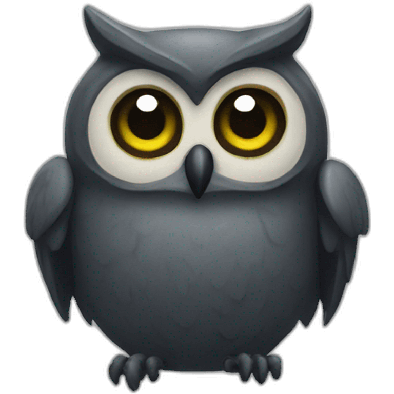 evil-face-owl emoji