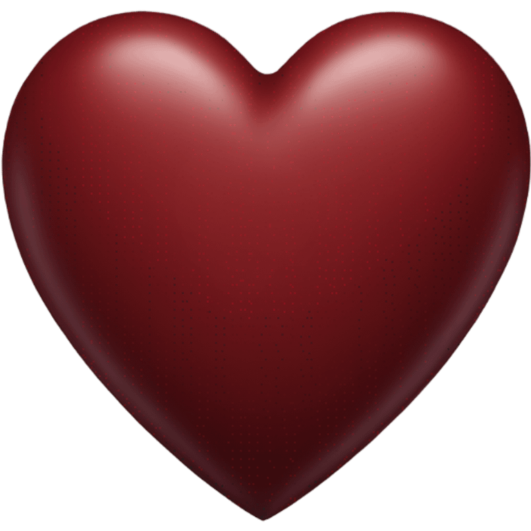 dark red heart emoji