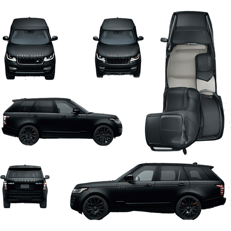 2017 black Range Rover  emoji