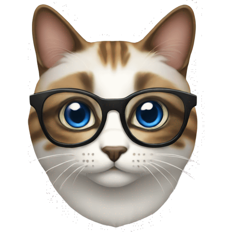 gato de oculos emoji