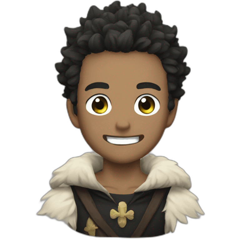 Black clover emoji