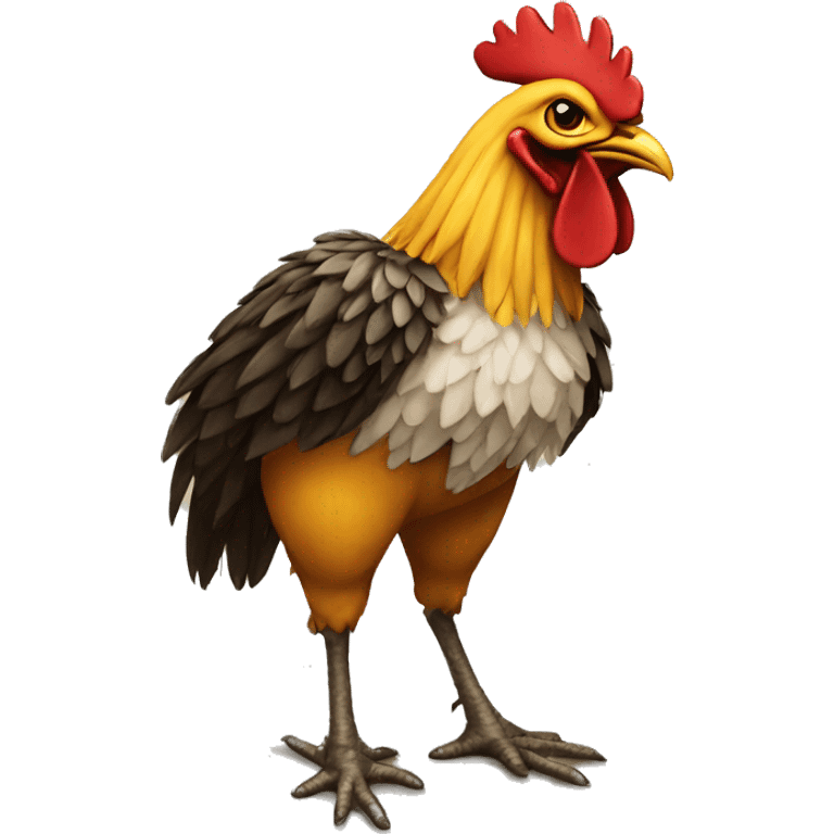 pollo rockero emoji