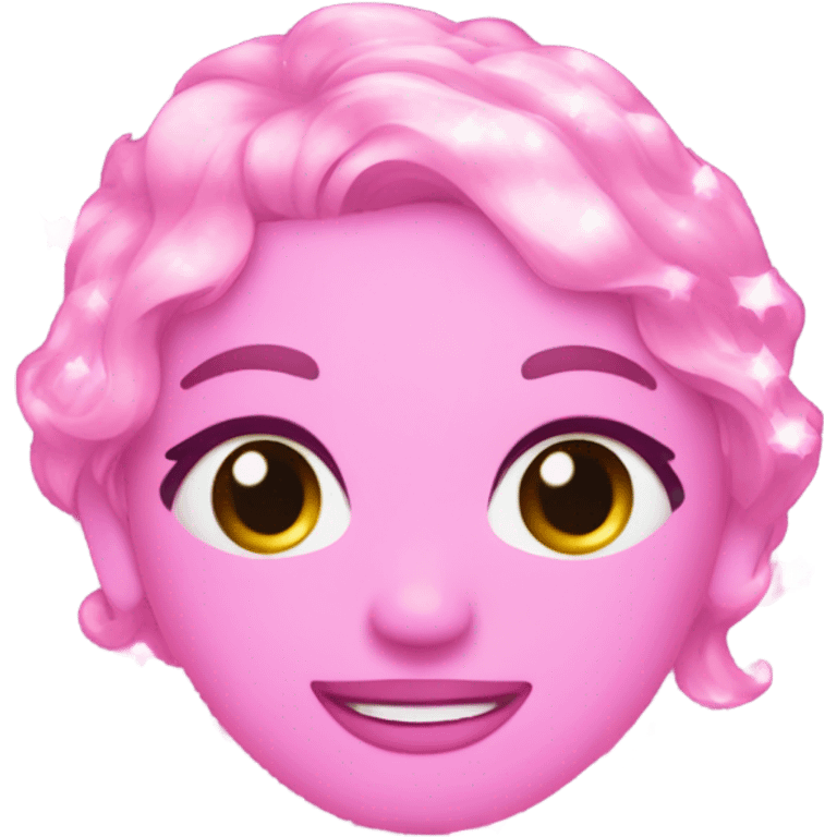 Pink sparkling now emoji