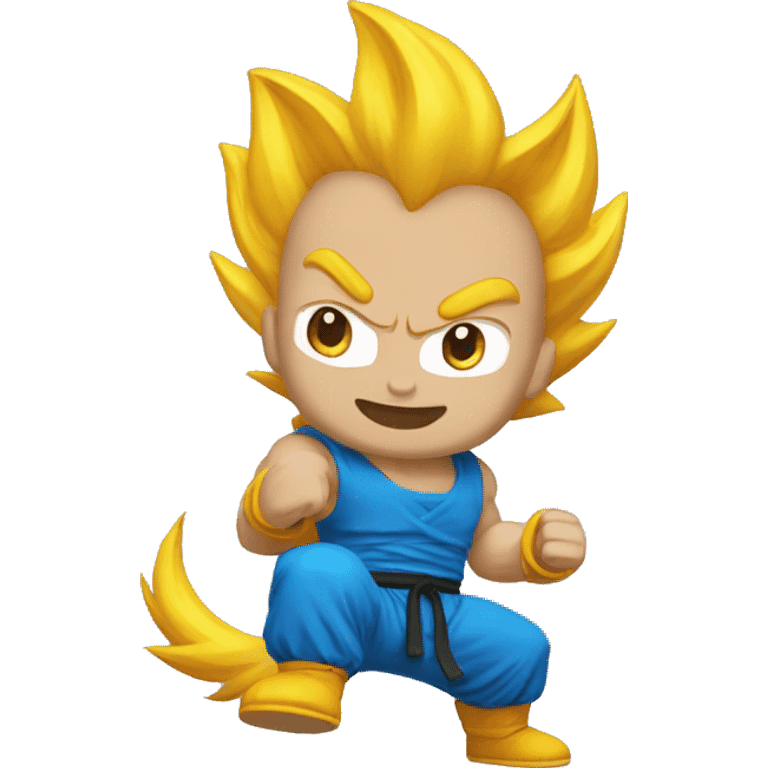 Un chat en super Sayan  emoji