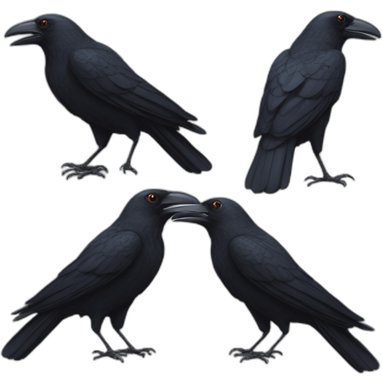 Corbeau emoji