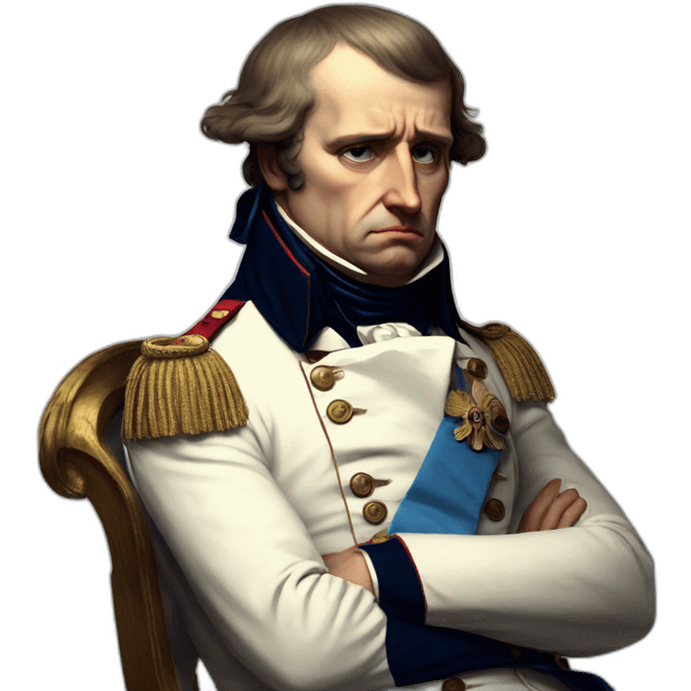 Napoleon depressed emoji