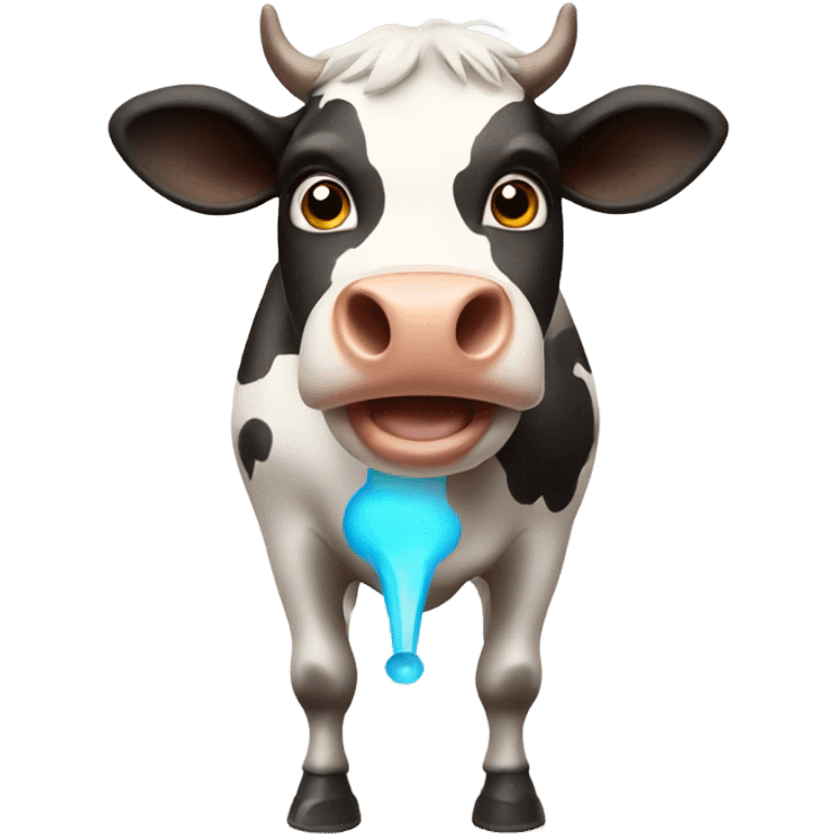 cow releasing gas emoji