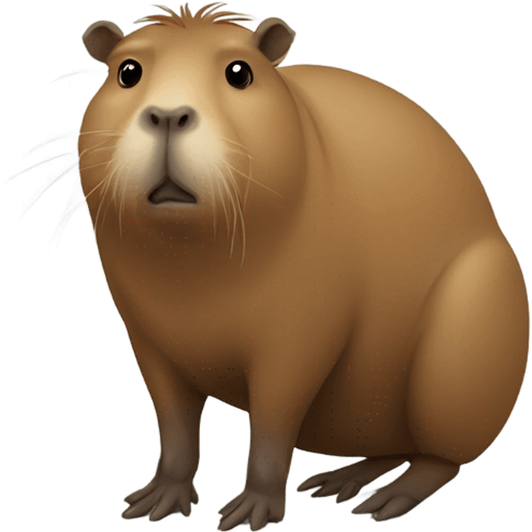 Sick capybara  emoji