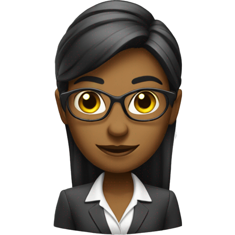 Business woman ork emoji