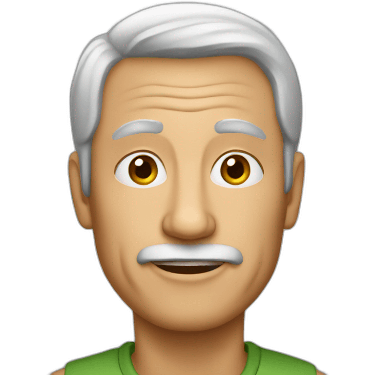 60 year old man emoji