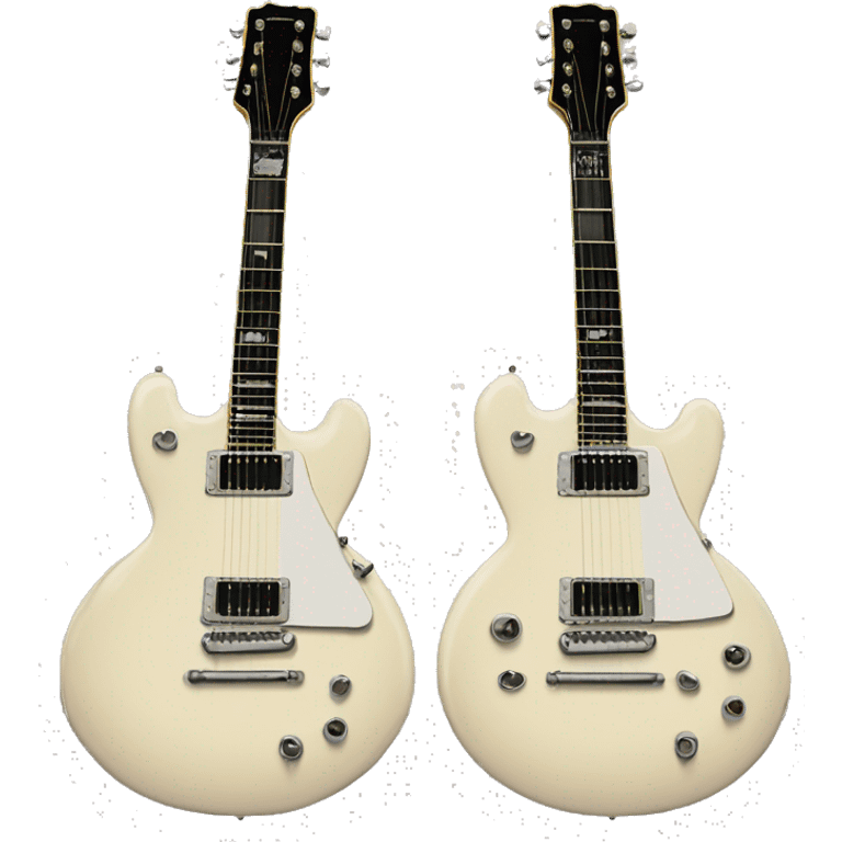 Double neck gibson guitar emoji