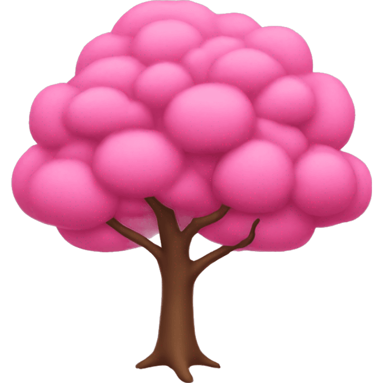 pink tree emoji